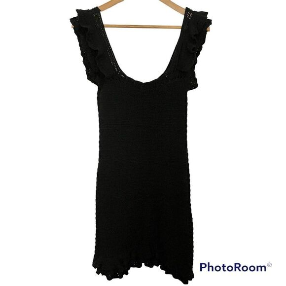 Only, Black Crochet Dress, New with Tags - Picture 5 of 14